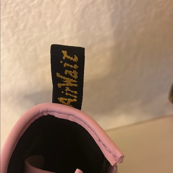 Doc Martens Pink Lace-Up Boots (Girls) - Picture 3 of 5